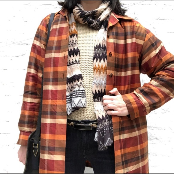 Vintage Silk Overcoat - Picture 4 of 6